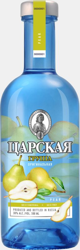 Настойка Царская Оригинальная Груша горькая 38% 0,5л