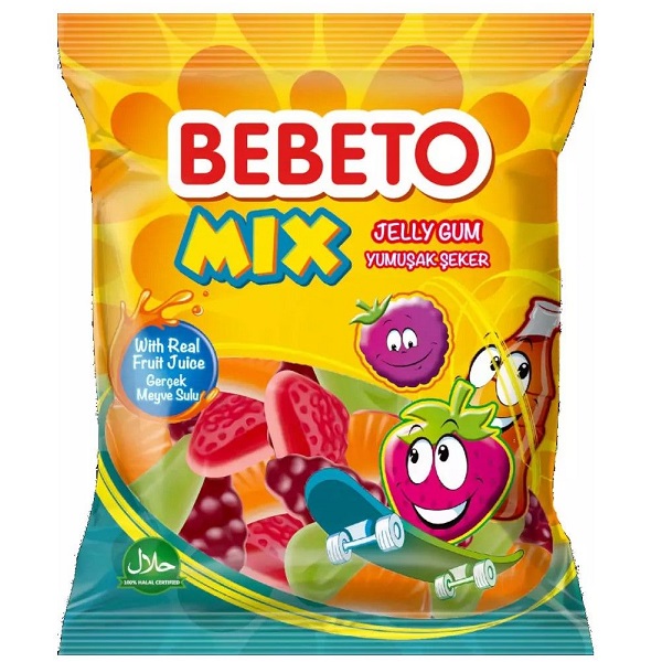 Мармелад жевательный Bebeto 70гр Mix