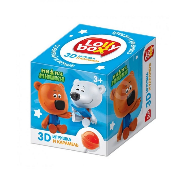 Карамель на палочке Lolly Box 11,4гр С игрушкой Лицензия