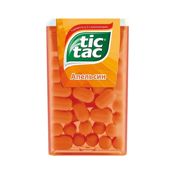 Драже Тик Так 16гр Апельсин