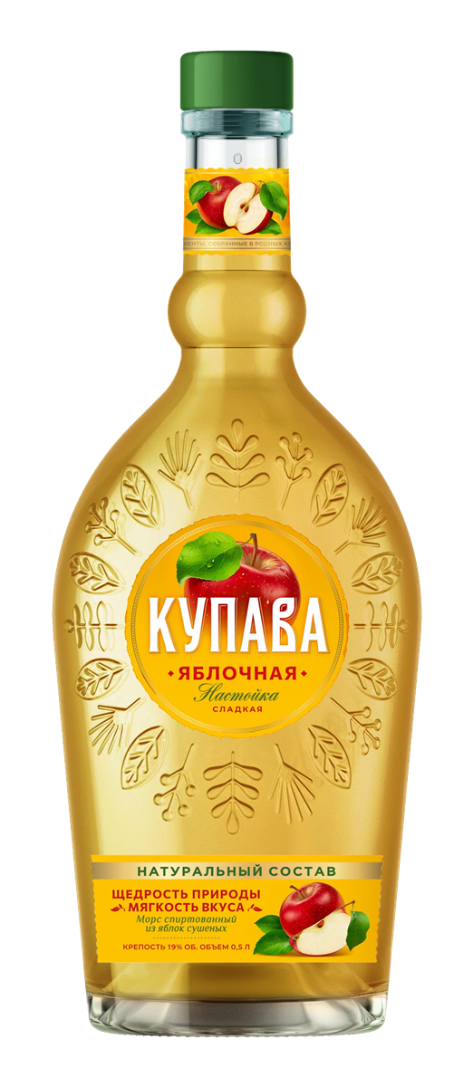 Настойка Купава Яблочная сладкая 19% 0,5л