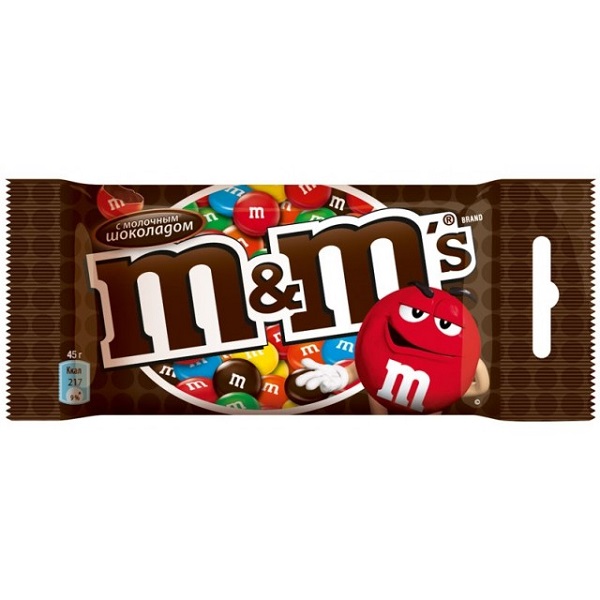 Драже M&M's 45гр Шоколад