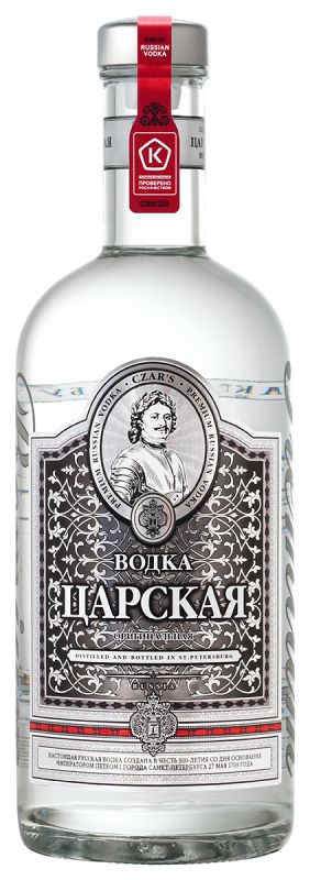 Водка Царская Оригинальная 40% 0,7л