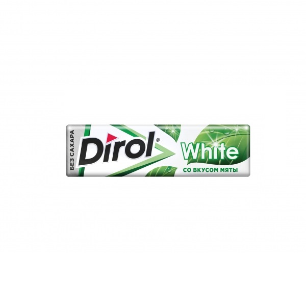 Резинка жевательная Дирол White 13,6гр мята