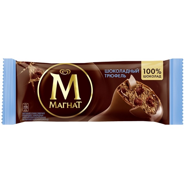 Мороженое Магнат ШОКОЛАДНЫЙ ТРЮФЕЛЬ 67(72)гр БЗМЖ