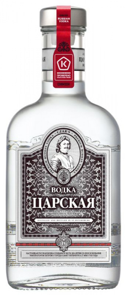Водка Царская Оригинальная 40% 0,35л