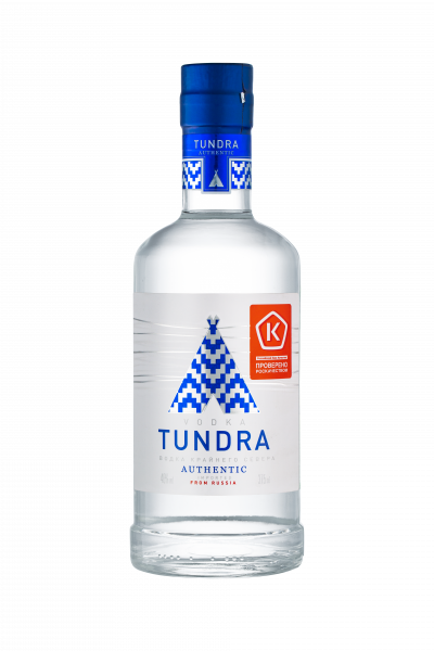 Водка Tundra Authentic Водка крайнего севера 40% 0,375л