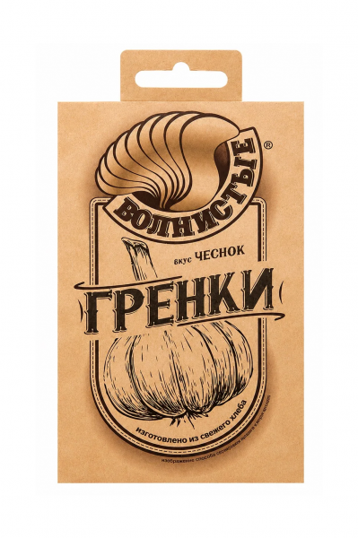 Гренки Волнистые с чесноком 75гр