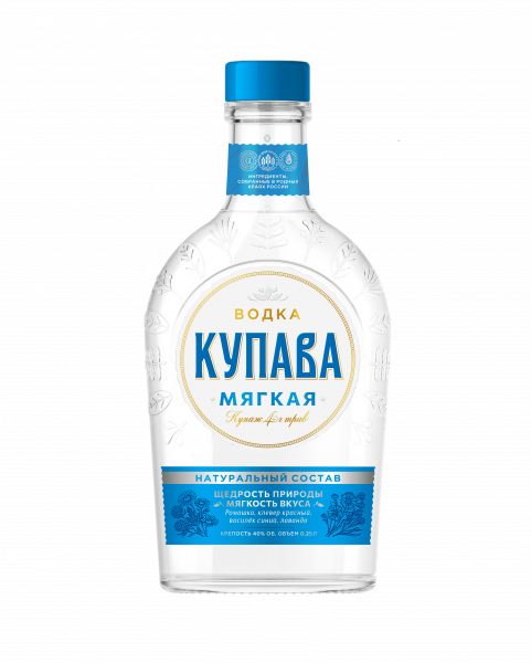 Водка Купава Мягкая 40% 0,25л