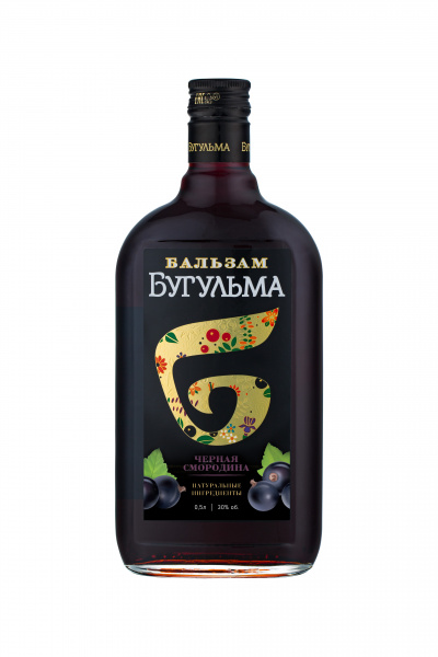 Бальзам Бугульма Черная Смородина 30% 0,5л Обычная