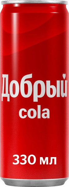 Напиток Добрый Кола 0,33л ж/б