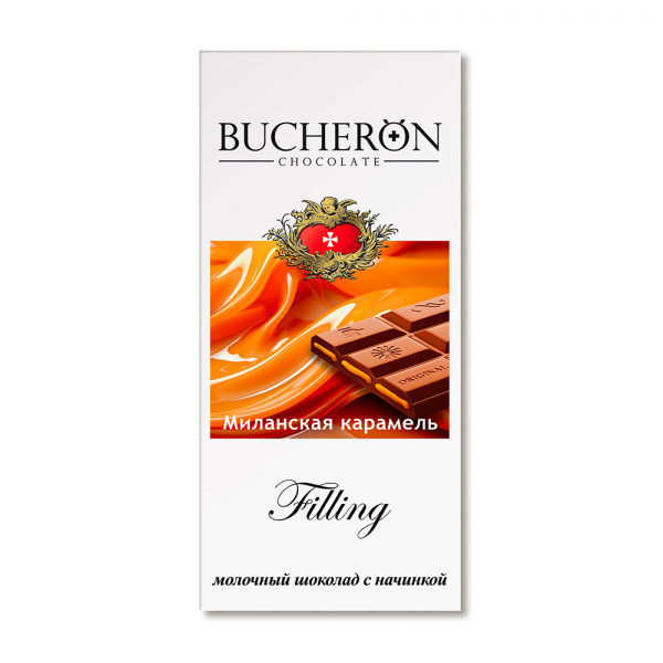 Шоколад Bucheron Filling Миланская Карамель молочный 85гр