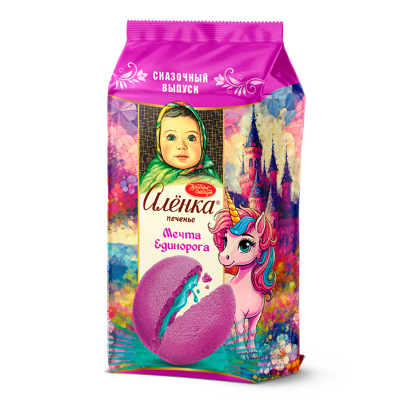 Печенье Аленка 110 гр Мечта единорога с начинкой